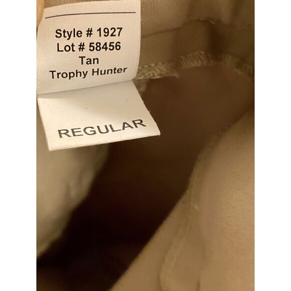 The Tailored Sportsman Front Zip Breeches Trophy Hunter Boot Sock #1927 Tan 24R - Picture 11 of 12